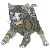 CROSS STITCH KITTEN