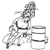 BARREL RACER OUTLINE