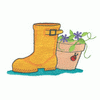 RAIN BOOT/FLOWER POT