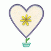 APPLIQUE HEART