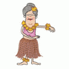 GRANDMOTHER HULA DANCING