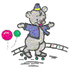 ROLLER-SKATING BEAR