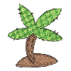 GINGHAM PALM TREE