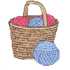 BASKET FULL OF YARN