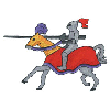 KNIGHT ON HORSE