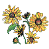 CROSS STITCH SUNFLOWERS