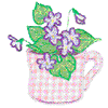 TEACUP APPLIQUE