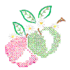 CROSS STITCH APPLES