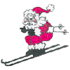 SKIING SANTA