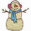 SNOWMAN WITH EARMUFFS