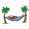 SANTA IN A HAMMOCK