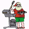 SANTA GRILLING