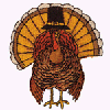 TURKEY WITH PILGRIM HAT