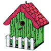 PICKET FENCE BIRDHOUSE