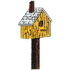 BIRDHOUSE ON A POLE