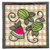 WATERMELON QUILT APPLIQUE