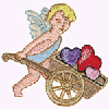 CUPID W/WHEELBARROW