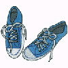 BLUE TENNIS SHOES