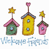 WELCOME FRIENDS BIRDHOUSES