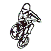 BMX RACER OUTLINE