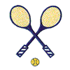 TENNIS RACQUETS & BALL