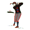 GOLFER APPLIQUE