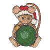 MOUSE W/ X-MAS TREE BALL