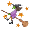 WITCH ON BROOM