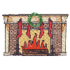 FIREPLACE WITH STOCKINGS