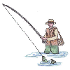 MAN FISHING