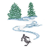 SKIER ON SLOPES