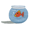 GOLDFISH IN BOWL