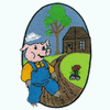 WOOD HOUSE PIG