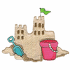 SAND CASTLE-PAIL-SHOVEL