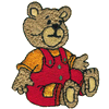 TEDDY BEAR IN OVERALLS