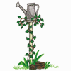 WATERING CAN PEDESTAL