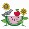 WATERMELON BIRD SCENE