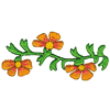 FLORAL DESIGN BORDER