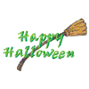 HAPPY HALLOWEEN BROOM