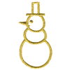 METALLIC SNOWMAN