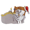 SANTA IN BED