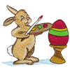 RABBIT PAINTING EASTER EGG