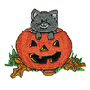 KITTEN & JACK-O-LANTERN