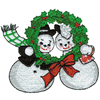 MR. & MRS. SNOWMAN