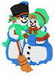 Grandma Grandpa Snowmen