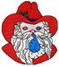 Cowboy Santa Face