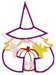 Cute Witch Applique