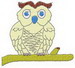 Owl On Branch