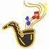 Saxophone Applique