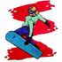 Female Snowboarder